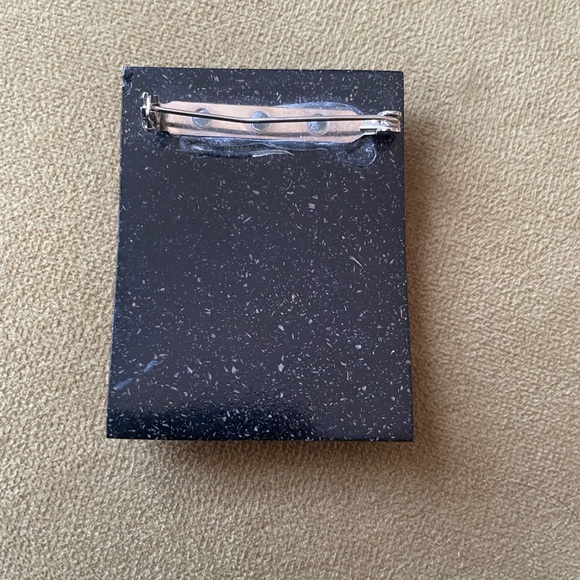 Maroon and Purple Square Pin - Picture 2 of 2